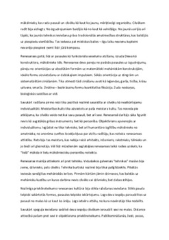 Renesanse: kultūras un mākslas atmoda 3