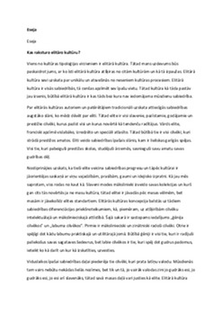 Elitārā kultūra 1