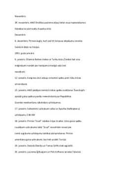 Hronoloģija: ASV un Irāka 2