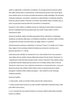 Klasicisms eiropas literatūrā, teātrī, glezniecībā 2