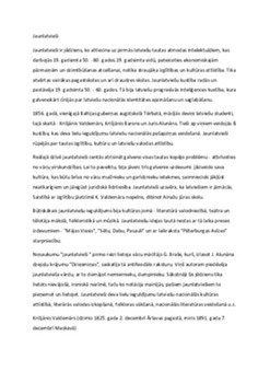 Jaunlatvieši – nacionālās atmodas kustība un tās dižgaru devums 1