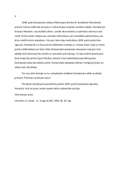 Materiāls par Fjodoru Dostojevski 3