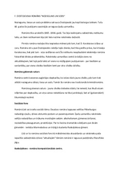 F Dostojevska romāns "Noziegums un sods" 1