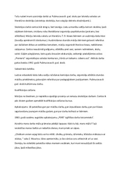 Skolotājas Janīnas Gržibovskas (Savickas ) dzīves ceļš 2