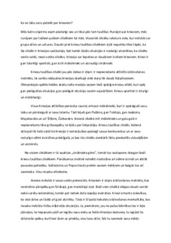 Ko es labu varu pateikt par krieviem? Identitātes pārdomas 1