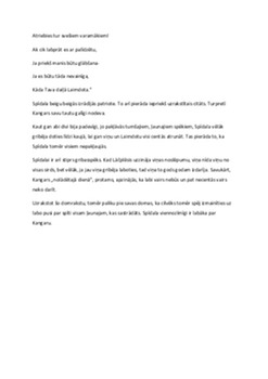 Spīdala un Kangars A Pumpura eposā „Lāčplēsis” 3