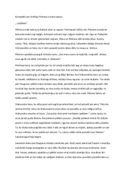 Lāčplēsis: literatūras un vēstures analīze 1