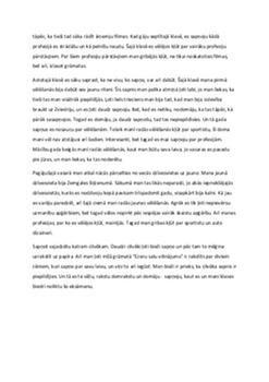 Domraksts "Mani sapņi" 2
