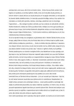 Recenzija par Artūra Konana Doila darbu par detektīvu Šerloks Holms 2