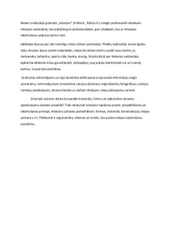 Grāmatas "Interjers" anotācija 1