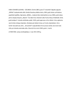Edvarts Virza: biogrāfija un literārais devums 1