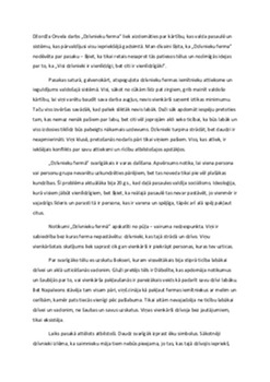 Džordža Orvela "Dzīnieku ferma" 1