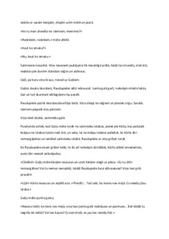 Raudupiete – Blaumaņa stāsts par ciešanām un piedošanu 1