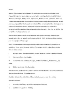 Mārtiņš Zīverts – dramaturģija un latviešu teātra vēsture 1