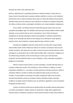 Recenzija par brāļu Zālīšu 'Mērnieku laikiem' 1