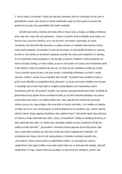 Vērtības un aktualitātes darbā Straumēni 1
