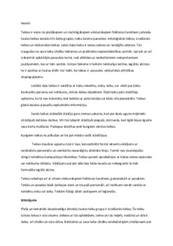 Latviešu teikas: seno mitoloģiju atslēga 1