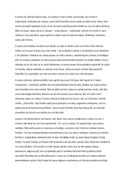 Mana vieta Latvijā: personīgās izjūtas un mērķi 1