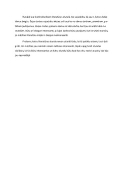 Ideāla literatūras stunda 2