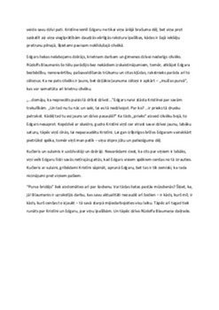 Kristīne un Edgars Rūdolfa Blaumaņa novelē „Purva bridējs” 2