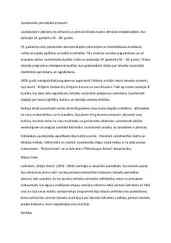 Jaunlatviešu periodiskie izdevumi 1