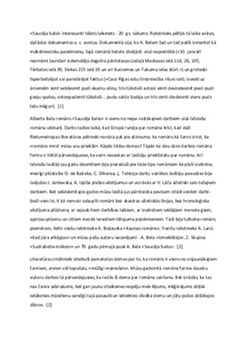Alberts Bels - romāna "Saucēja balss" analīze 3
