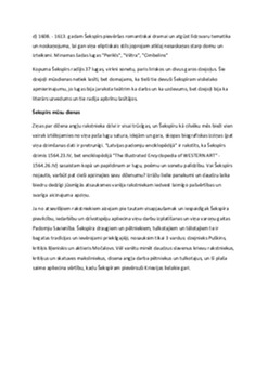 Viljams Šekspīrs – angļu dramaturga biogrāfija 3