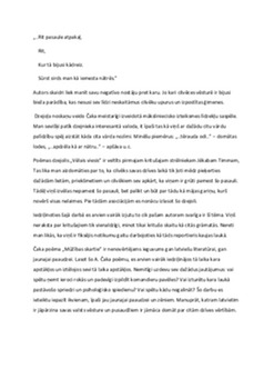 Recenzija poēmai „Mūžības skartie” 2