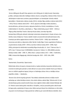 Romāns Suta – latviešu mākslinieka biogrāfija 1