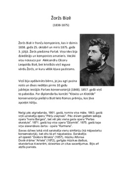 Žoržs Bizē analīze 1