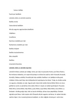 Bedības un to tradīcijas latviešu literatūrā 1