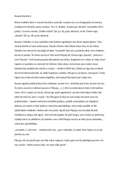 Nauda literatūrā 1