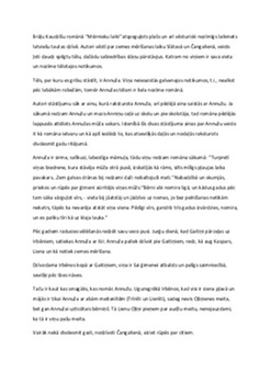 Annužas tēls romānā “Mērnieku laiki ’’ 1