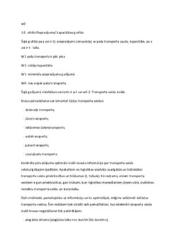 Transporta izmaksu samazināšanas iespējas 3