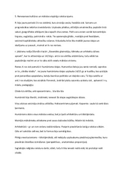 Renesanse: Cilvēks, Māksla un Humānisma Atmoda Eiropā 1