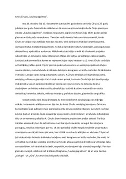AnisnCirulis "Saules pagalmos" 1