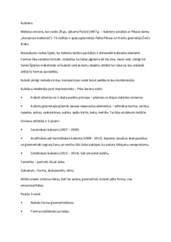 Kubisms mākslā: raksturīgās iezīmes un pārstāvji 1