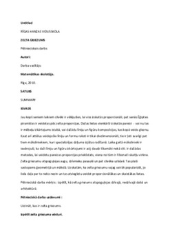 Zelta griezums 1