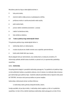 Patērētāju uzvedības modelis tirgū 3