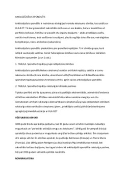Ankilozējošais spondilīts 1