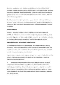 Vitamīnu veidi, funkcijas un nozīme organismā 2