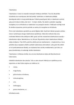 Tuberkuloze: cēloņi, simptomi un ārstēšana 1