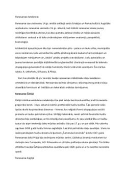 Renesanses vesture 1