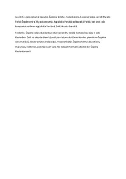 Frederiks Šopēns: dzīve un mūzika 2