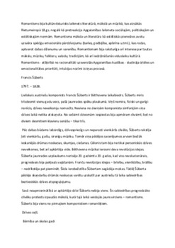 Francis Šūberts: mūzikas dzīve un kompozīcijas 1