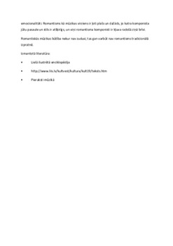 Eseja muuzikaa - Romantisms 2
