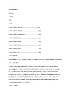 Francis Šūberts – mūzikas klasiķis un romantisma pārstāvis 1