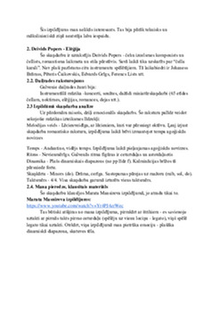 Skaņdarbu analīze (J S Bahs - Prelūdija no svītas Nr 1 , Deivids Popers - Elēģija , Henrijs Ekls - Sonāte sol minorā ) 2