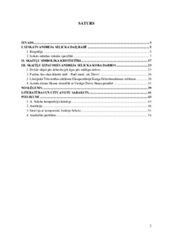 Bībeles skaitļu simbolikas izpausmes Andreja Selicka kormūzikā 2