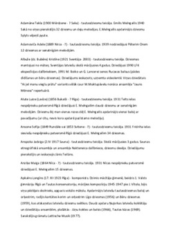 M Vīksnas un V Bendorfa sagatavotais tautas dziesmu melodiju teicēju rādītājs 1